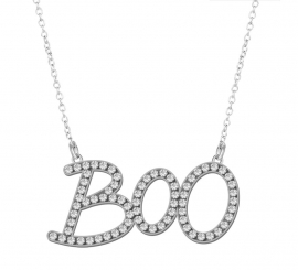 5.5cm Boo Metal Necklace