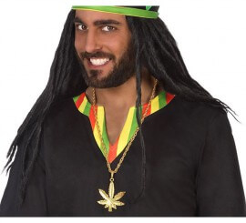 Collar de Rastafari Dorado