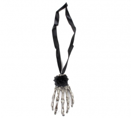 Skeleton Hand Necklace