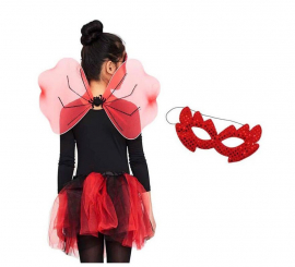 Children's Demon Set: Tutu, Wings and Mask