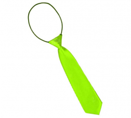 Cravatta bambino 30 cm verde lime