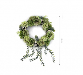 Green Flower Crown of 60x43 cm