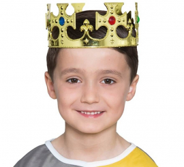 Golden King Plastic Crown