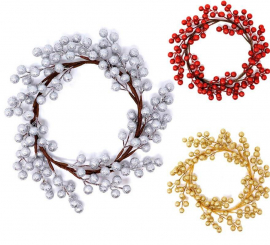 28 cm Christmas Decorative Wreath in various colors