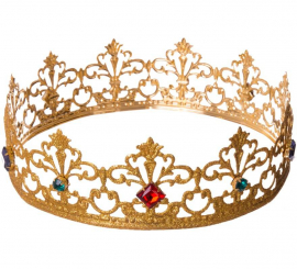 Golden Wizard King Crown