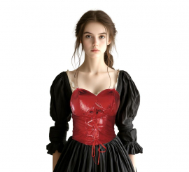 espartilho vermelho para mulheres