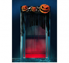 Dark Pumpkins Curtain 90x30 cm