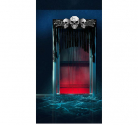 Dark Skulls Curtain 90x30 cm