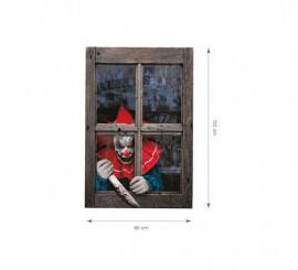 Rideau Clown Tueur 120x80 cm