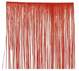 Red curtain 100x200 cm