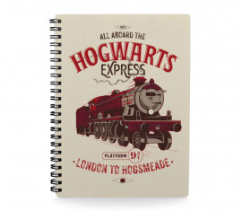 Caderno 3D Clássico Harry Potter Hogwarts Express