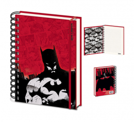 A5 Notebook Batman DC Comics Red