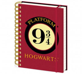 Harry Potter Plataforma 9 e Caderno Espiral 3/4