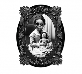 Adhesive Picture of a Girl 30x23 cm