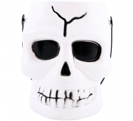 White Skull Cube, 14x16x17 cm White Skull Cube, 14x16x17 cm