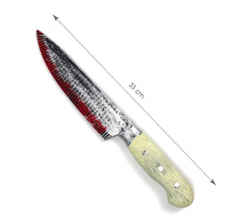 Coltello insanguinato da 33 cm