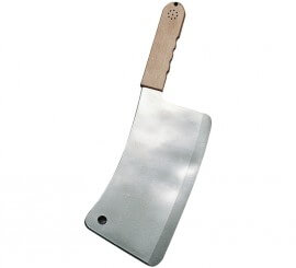 Cuchillo o Hacha de Carnicero con sonido