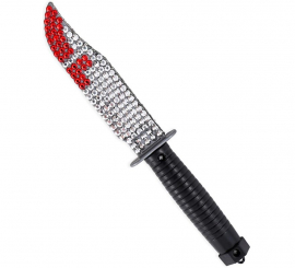 Blood Knife with Diamonds