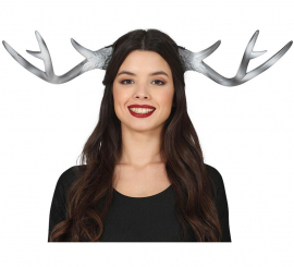 Silver Deer Antlers