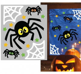 Spider Gel Decoration 20x25 cm