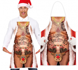 Avental de rena de natal Avental de rena de natal