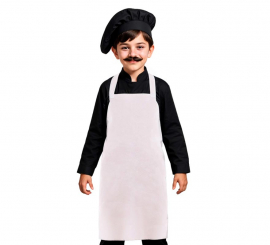 Classic white children's chef apron