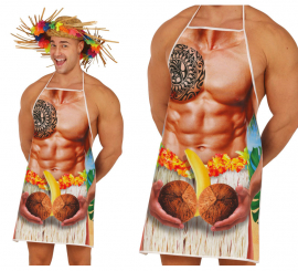 Adult Muscular Hawaiian Apron