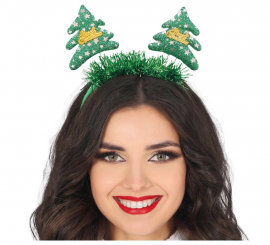 Tiara de árvore de Natal Tiara de árvore de Natal