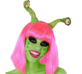Diadema de Alien de tres ojos para niñas y niños, sombrero de felpa de  monstruo de Halloween, accesorios de fiesta temática - AliExpress