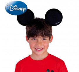 Diadema con orejas de Mickey y Minnie para niña y niño, diadema