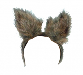 Headband with Furry Ears 20X22X3 cm