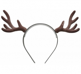 Diadema Cuernos de Reno Flocados