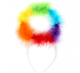 Rainbow Angel Headband