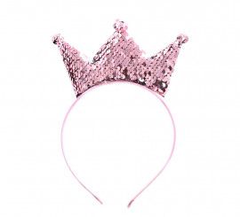 Diadema de Corona bling bling lila