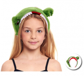 Children's plush dinosaur headband