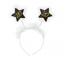 Star Headband 20 Years Birthdays and Anniversaries