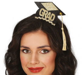 Diadema de Gorro Estudiante Graduado adulto