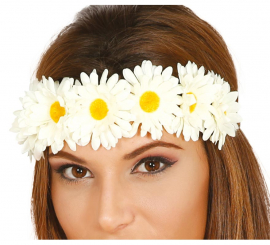 Hippie headband with flowers