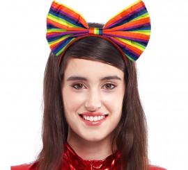 Rainbow Bow Headband