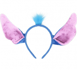 Bandeau monstre bleu avec cheveux