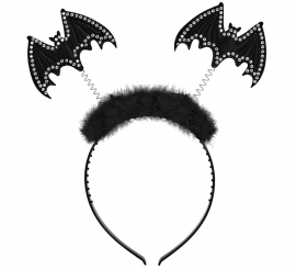 Diadema de Murciélago con Strass