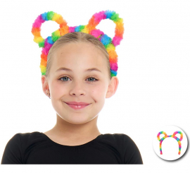 Rainbow Teddy Bear Headband