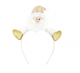 White Christmas Santa Claus Headband