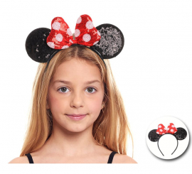 Famous Mouse Headband with Sequins