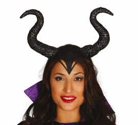 Evil Queen Headband with Horns