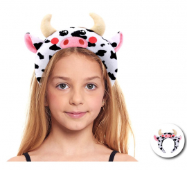 Children's Plush Cow Headband