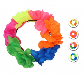 Tiara havaiana multicolorida em cores sortidas