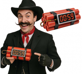 Dinamita Falsa de 22 cm