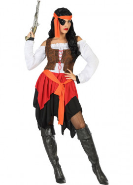 Costume pirata bambino vestito corsaro bucaniere 67159