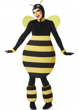 Chubby Bee Costume with Wings for Women